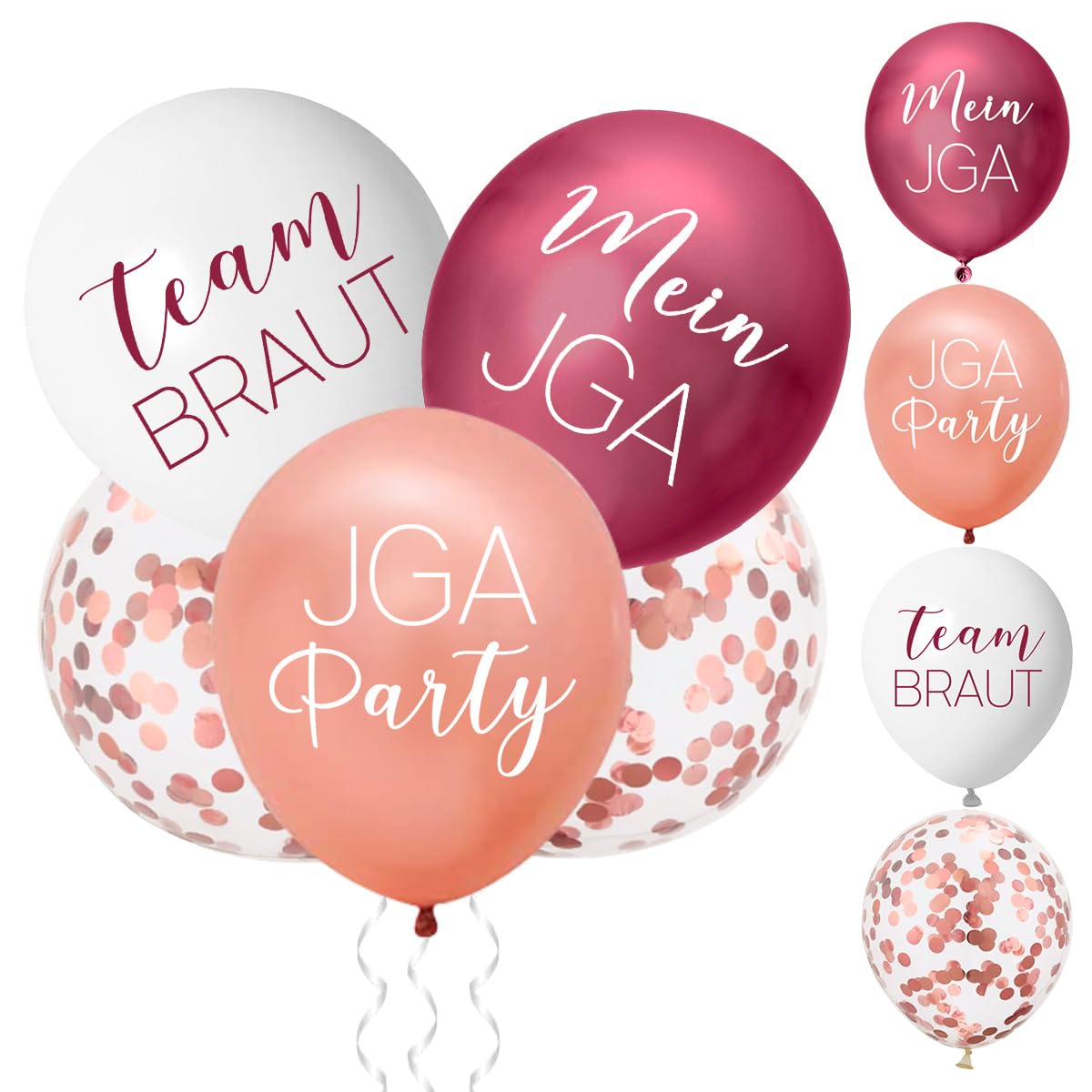 Jga Deko Frauen,30 Stück Jga Luftballons Ballons,Bride To Be Deko Ballon Luftballons,Junggesellenabschied Frauen Deko