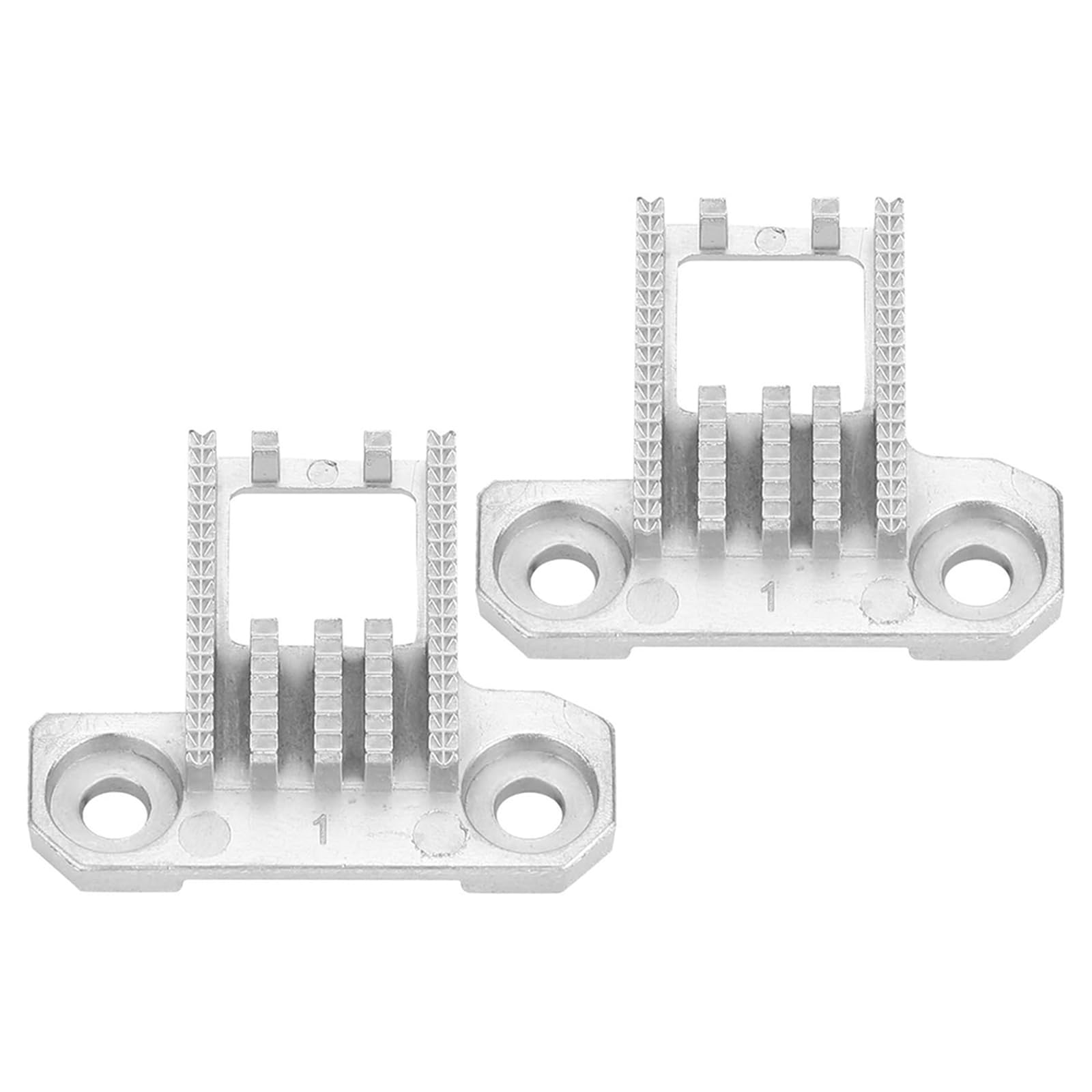 CUNZJIA 2Pcs Sewing Feed Dog Household Heavy Duty Metal Sewing Machine Feed Dog Teeth Part Needle Plate