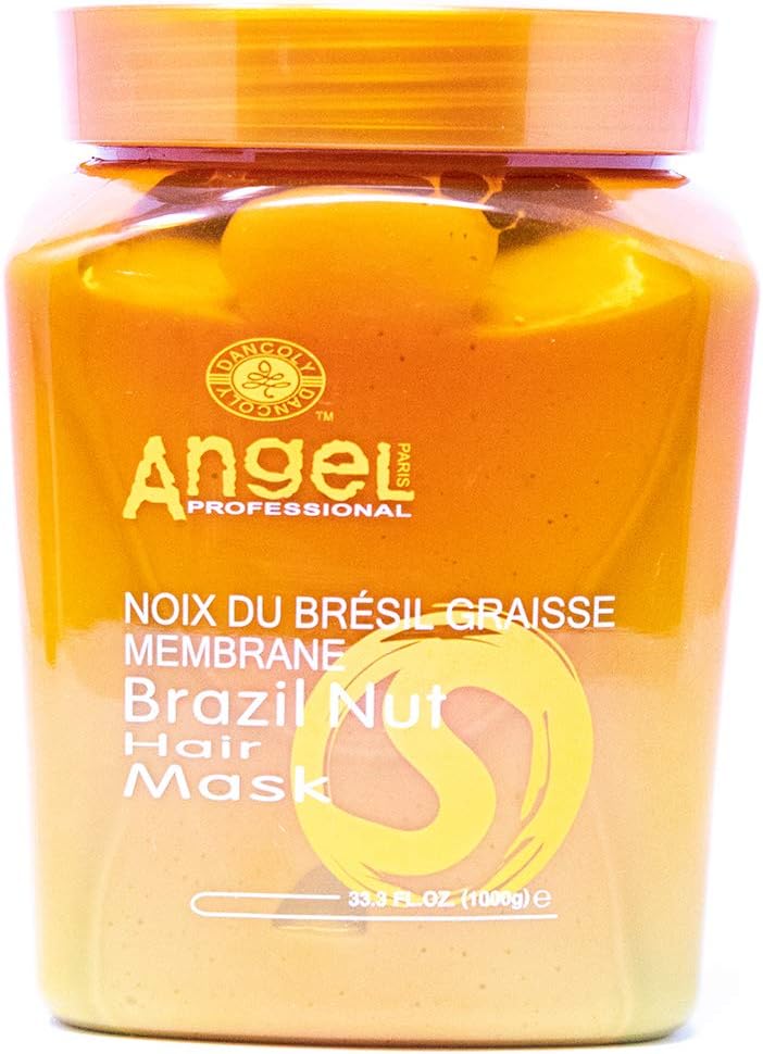 Angel Paris Professional Brazil Nut Hair Mask, 33.3 oz,