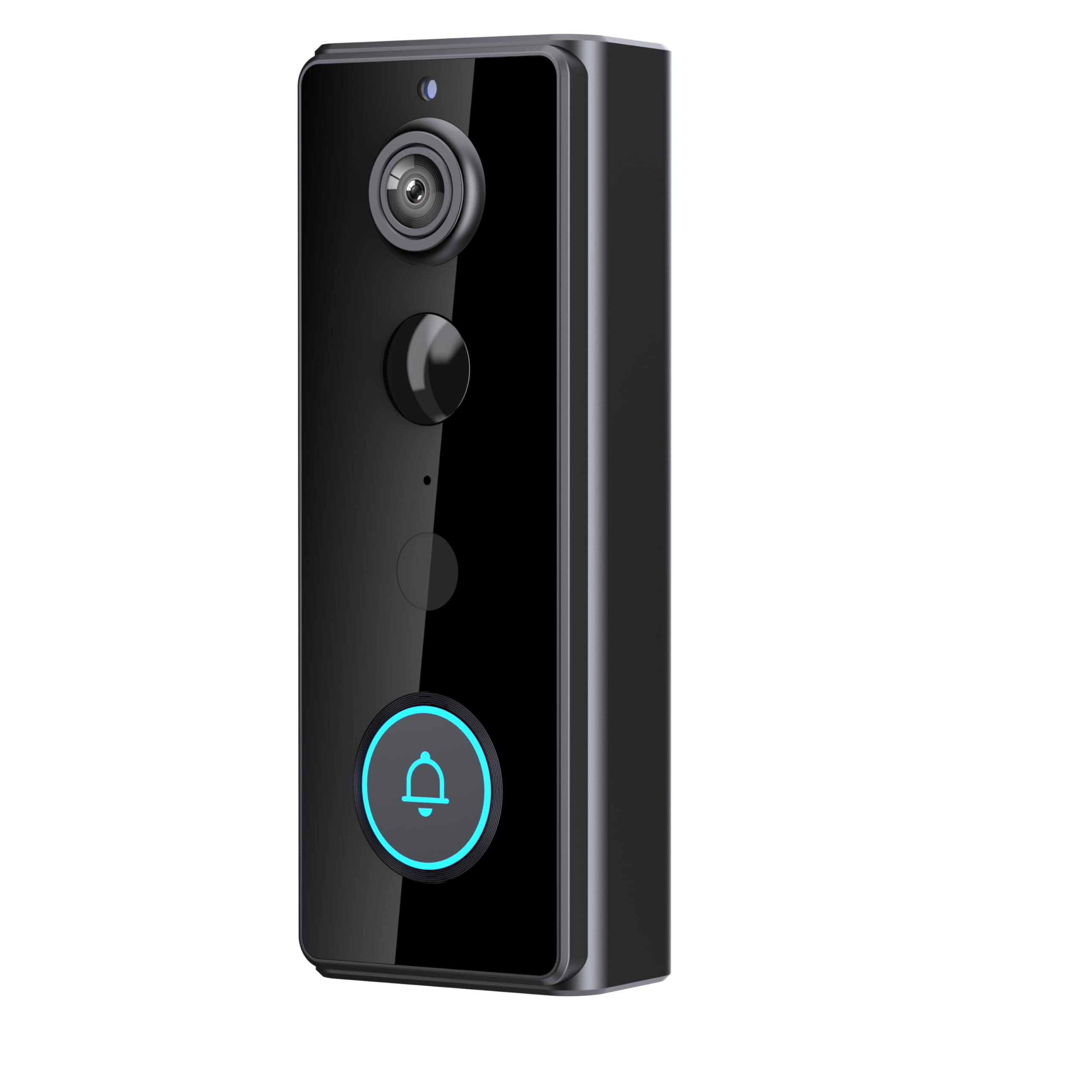 KinZon Sonnette Vidéo Extérieure avec Carillon sans Fil 2K, Caméra Grand Angle, Batterie Autonomie 3 à 5 Mois, Détection IA + PIR, Vision Nocturne, Audio Bidirectionnel, IP65 Étanche, Wi-FI 2,4 GHz