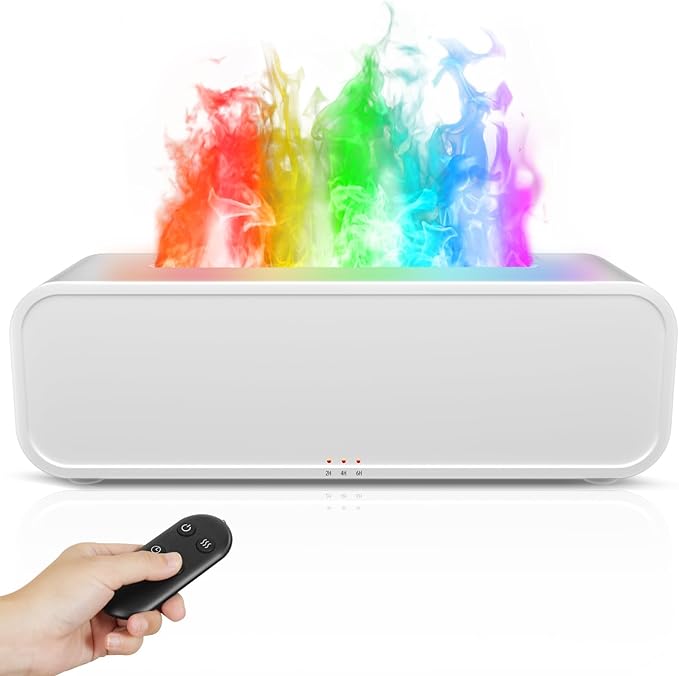 Essential Oil Diffuser with Flame Effect