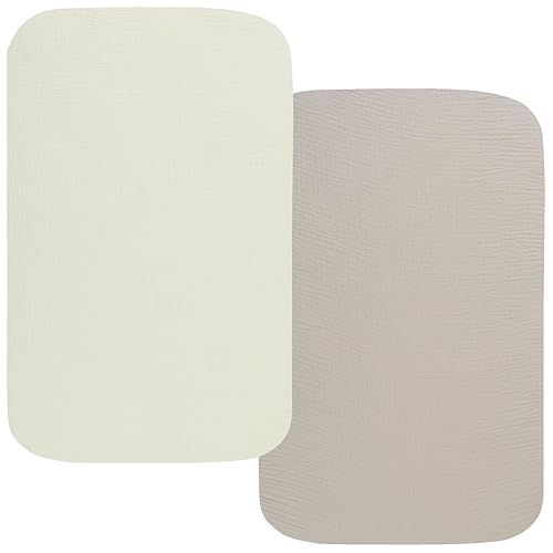 Miniatura 7 de Sábanas de moisés de muselina de 35 x 20 pulgadas, compatibles con AMKE 3 en 1, MiClassic, Uiuwoo, Foalom, YADAQE, Milliard y TCBunny, 100% algodón,