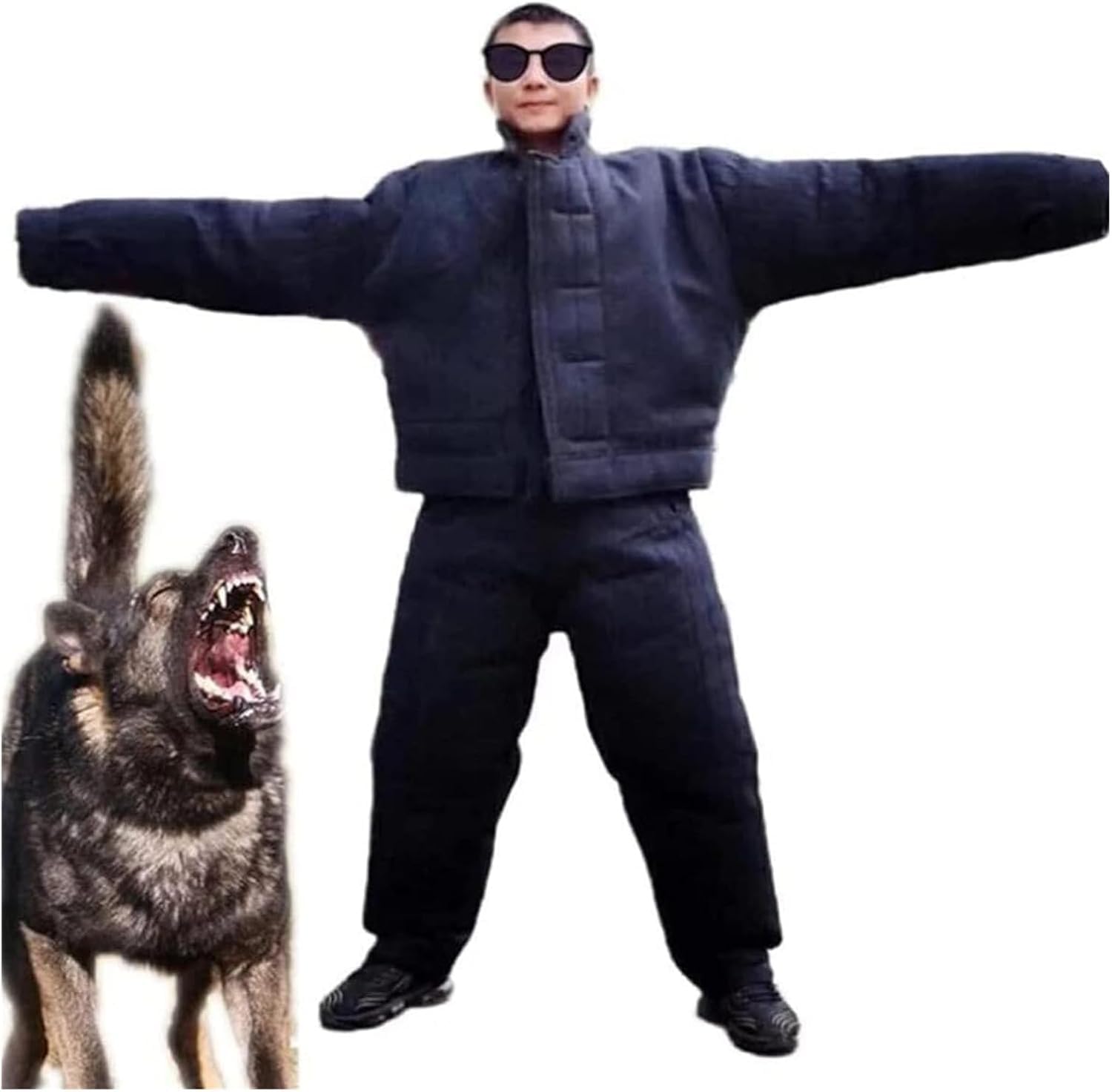 CHROX Anti-Dog Bite Jumpsuit Training Suit, Outdoor Dog Training Antidog Bite Snake Bite Jumpsuit Thickened Antitear Bite Light And Flexible To Catch Stray Dogs
