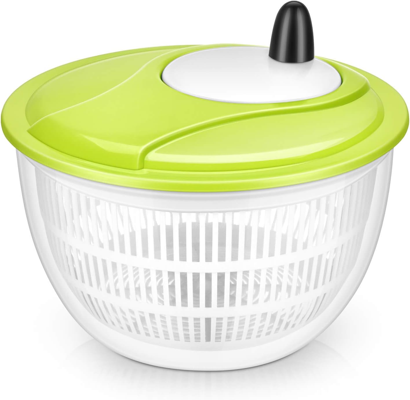 Lougnee Premium Large Salad Spinner 5 Quarts Vegetable Washer with Bowl