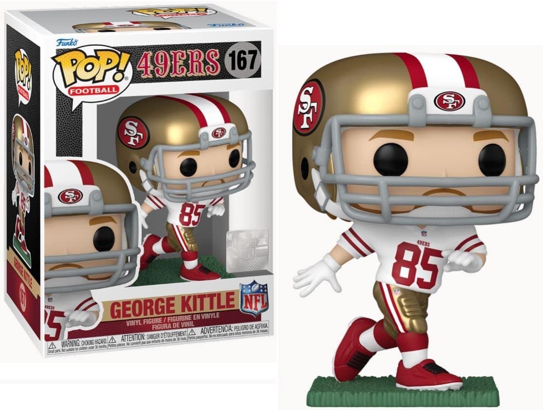 記念グッズ NFL Vinyl Figure 49ers George Kittle San Francisco 49ers Series 2 GameChanger 6