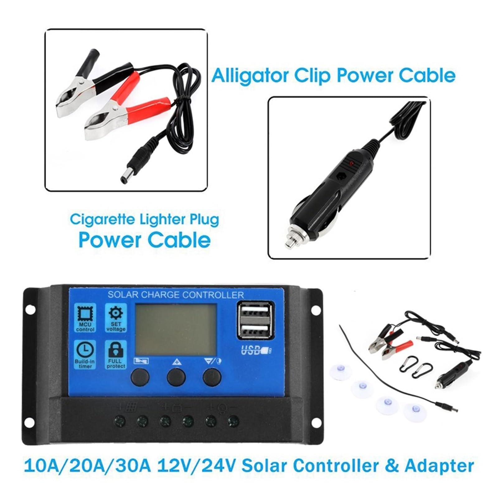 100W Panel słoneczny Dual USB z kontrolerem Wodoodporne ogniwa słoneczne Poli do samochodu Yacht RV Ładowarka Idealny Wynik(2pcs panel)