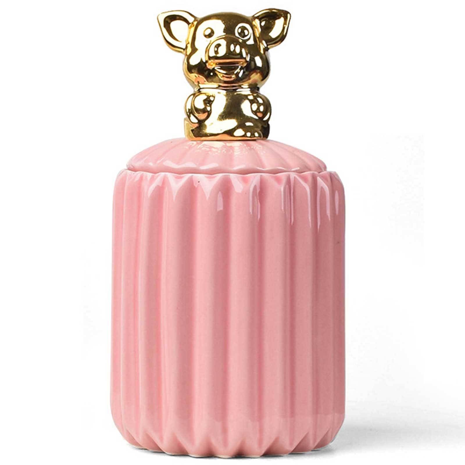 Urn, Beautiful Tiny Keepsake Urns - Suitable for Cemetery Burial or Niche(Pig)