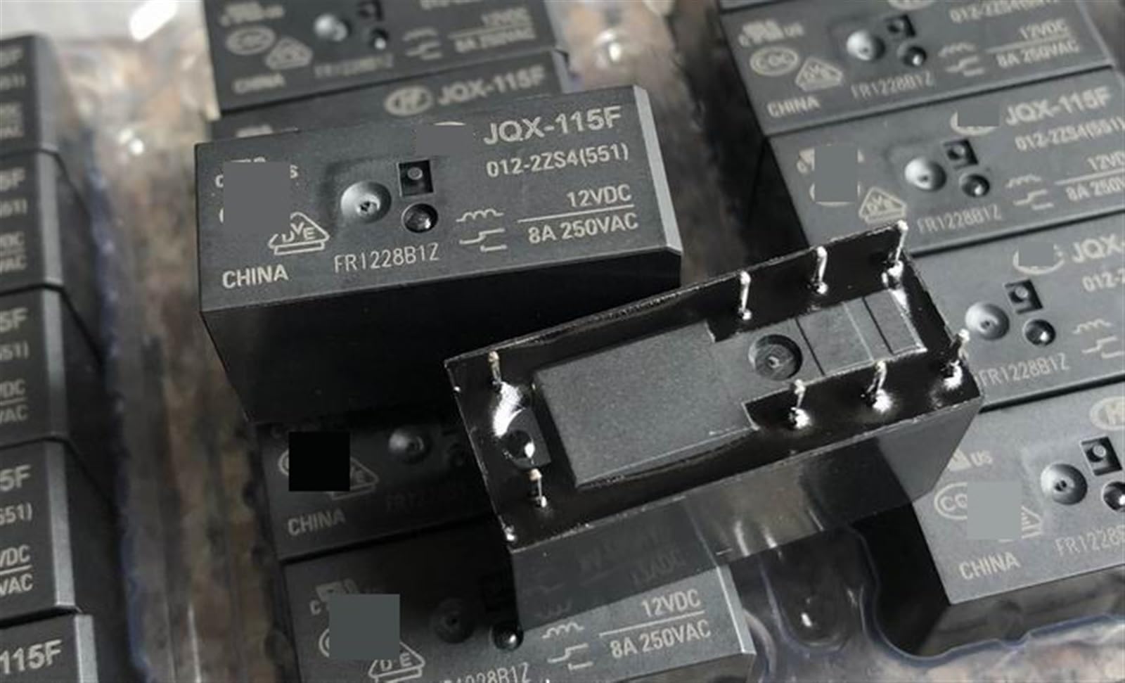 Relé de 9V JQX-115F 009-2ZS4 de 8 pines componentes electrónicos conmutadores 8A 2