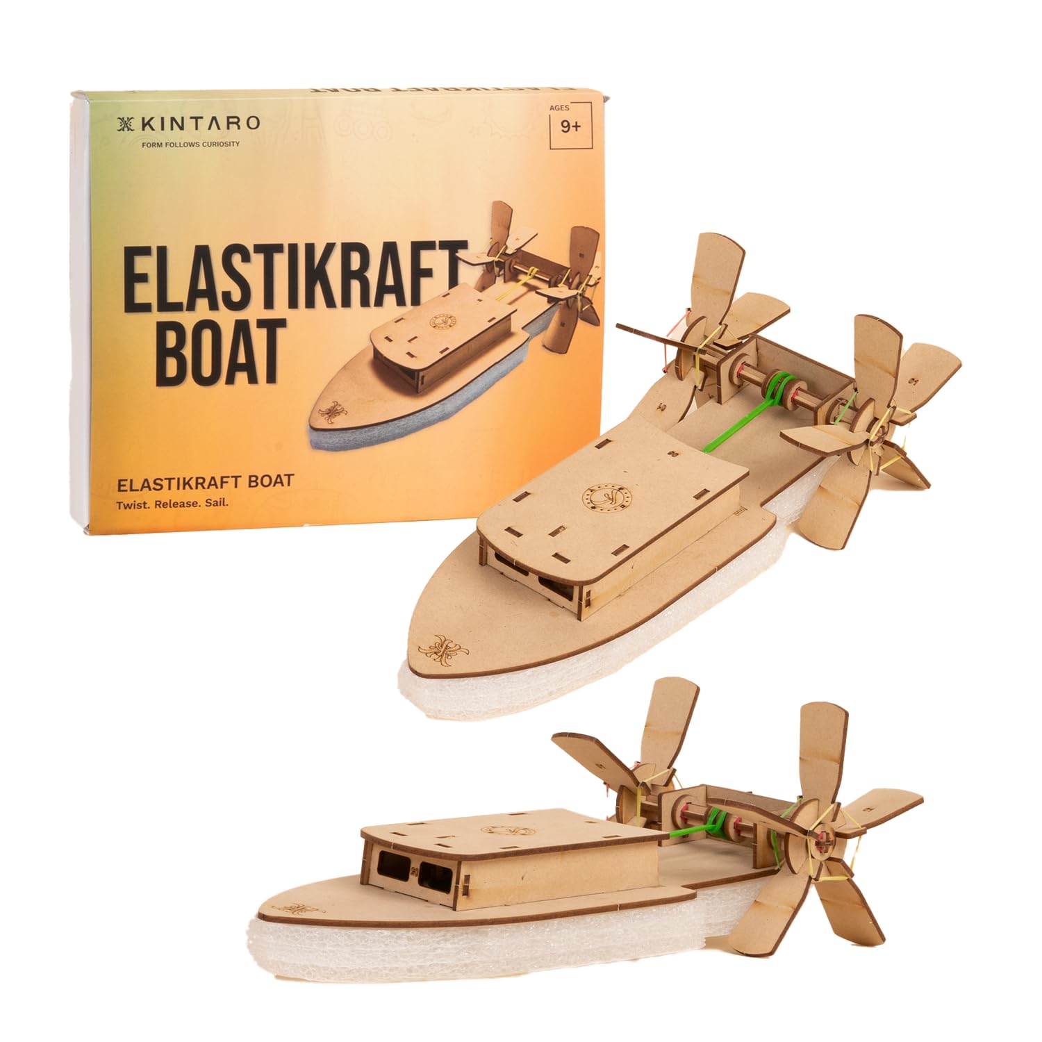 Buy Kintaro ElastiKraft Boat DIY STEM Robotics Kit for Kids 9-10
