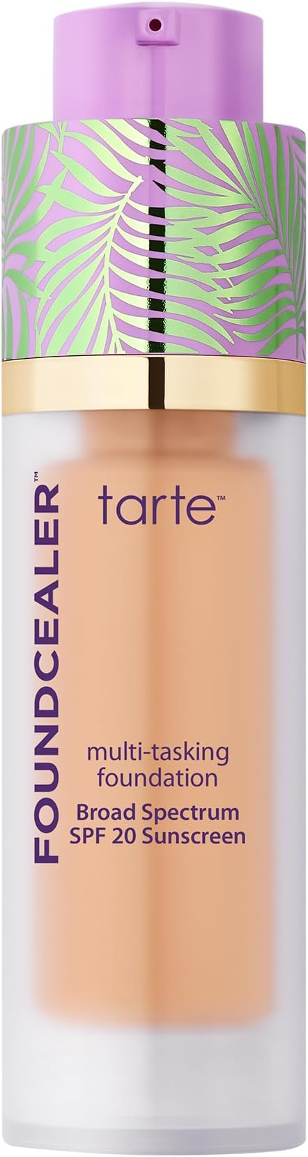 tarte Babassu Foundcealer Dewy Foundation Broad Spectrum SPF 20 Sunscreen – Foundation & Concealer in 1 with SPF, Vegan Skincare Makeup with Radiant Buildable Medium Coverage, Cruelty Free