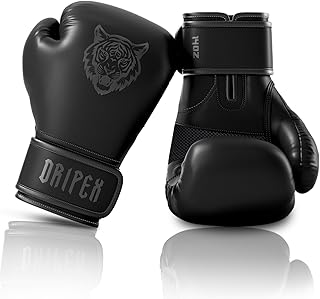 Dripex Guantes de boxeo para hombres, mujeres y jóvenes, guantes de entrenamiento de boxeo | para entrenamiento de bolsas pesadas, Muay Thai, kickboxing, boxeo de combate (8, 10, 12, 14, 16 onzas)