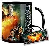 MasTazas Fantastic Beasts The Secrets Of Dumbledore Jude Law Mads Mikkelsen Eddie Redmayne Tasse Ceramique Int�rieure et Poign�e Noire Mug