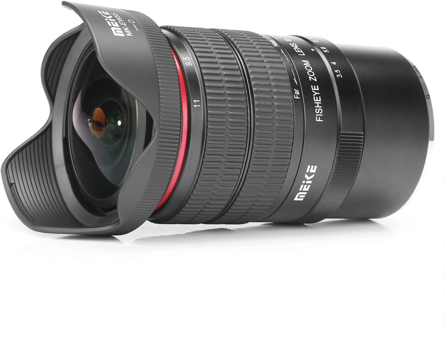 MEKE 6-11mm F3.5 Wide Angle APS-C Manual Focus Fisheye Zoom Lens Compatible with Fijifilm X-Mount Mirrorless Camera X-T3 X-T100 X-Pro2 X-E3 X-T1 X-T2 X-T10 X-T4 X-T20 X-A2 X-E2 X-E1 X30 X70 XPro1,etc