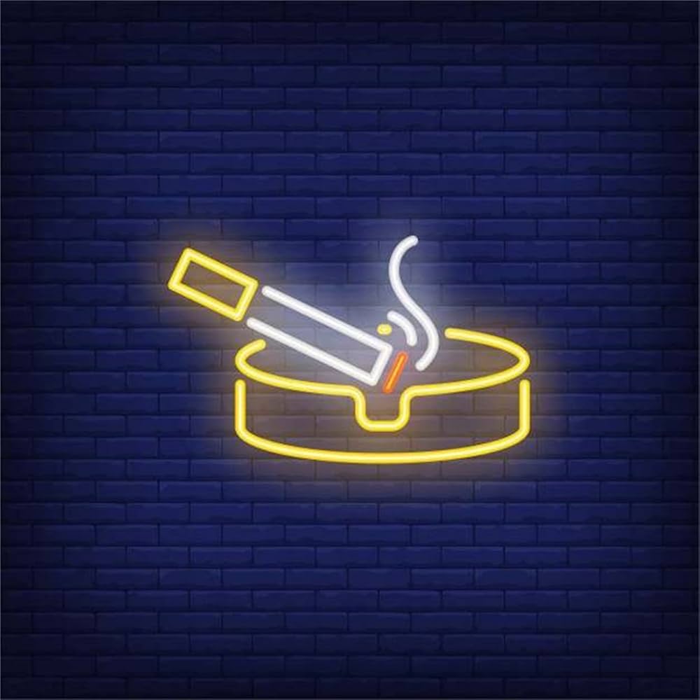 Amazon.co.jp: 灰皿 ネオンライト タバコ ネオンサイン LED