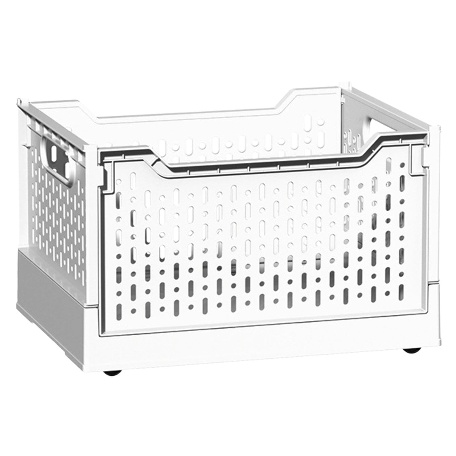 Panier à roulettes, panier à roulettes portable, panier de rangement sous le lit, panier métallique sur roulettes, 28 x 29 x 38,5 cm, blanc, gris, bac de rangement pour dortoir d'étudiant,