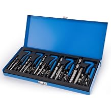 Helicoil Thread Repair Kit, SAE 131-Piece - Including 1/4", 5/16", 3/8", 7/16", 1/2"- with HSS Drill Bits, Thread Inserts, Taps, Installation Tools and Breakoff Tools
