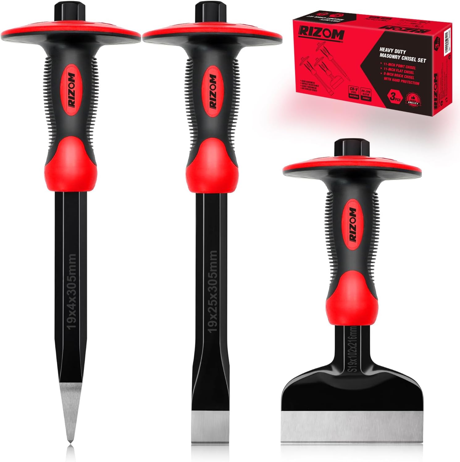 Rizom Chisel Set with Hand Protection