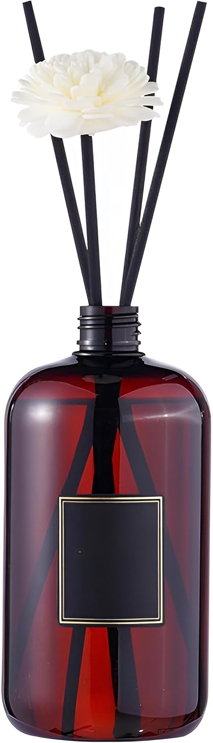 Hotel Collection Diffuser Oil, 500ml(16.9oz) Essential Oils for Aromatherapy, Long-Lasting Fragrance Oil with 5 Reed Sticks, Ideal for Room Fresheners, Home, SPA, Office, Gift(Greentea)
