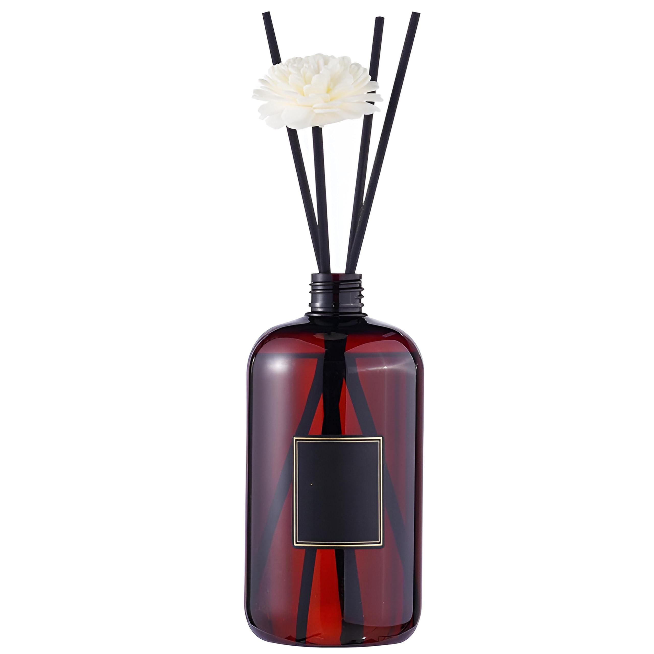 Aceite difusor de Hotel Collection, 500 ml (16,9 oz), aceites Esenciales para aromaterapia, Aceite aromático de Larga duración con 5 Varillas de caña, Ideal para ambientadores(Gardenia)