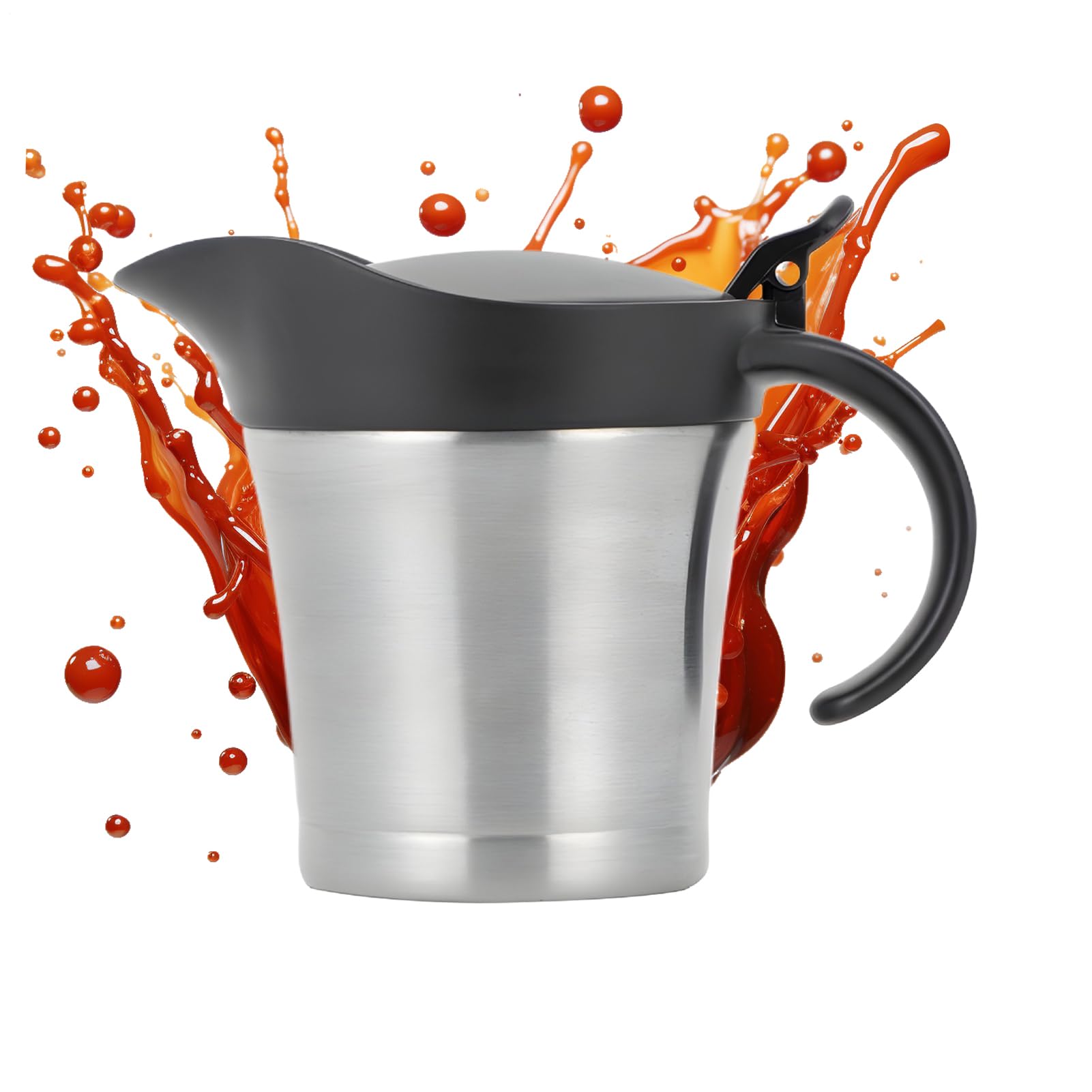 Saucière thermo-isolée de 45 cl avec couvercle étanche pour buffet