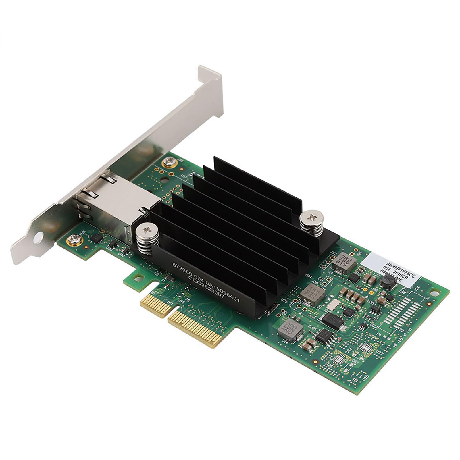 Bewinner Scheda Adattatore di Rete X550-T1 10 Gigabit Ethernet, NIC Server 10GBase-T PCI Express 3.0 X8, 1 Porta RJ-45, Supporto 100M/1G/5G/10G, Prestazioni Elevate, Utilizzo Ridotto della CPU