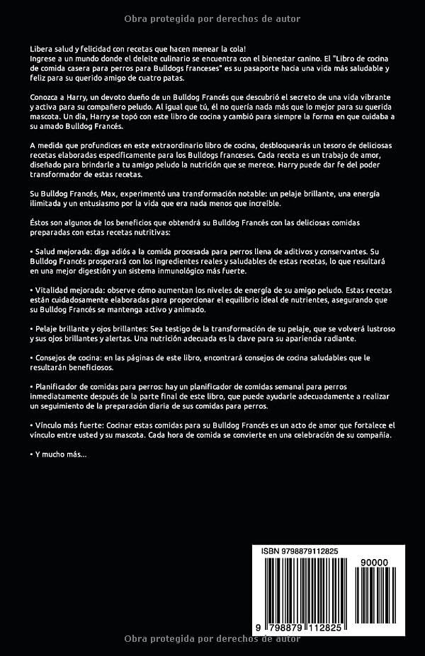 Miniatura 2 de HECHO EN CASA LIBRO DE COCINA PARA PERROS PARA BULLDOG FRANCÉS La guía saludable, rápida y fácil para aprender a cocinar comidas nutritivas para ...