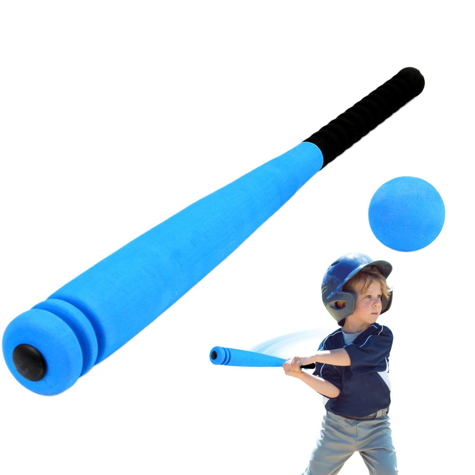 Soft Foam Baseball Bat with Ball | Foam Bat and Ball Set,Indoor Foam Bat Set,Lightweight Foam Bat,Kids Baseball Bat Set,Foam Racket Baseball Set for Home, Garden, Sports Court