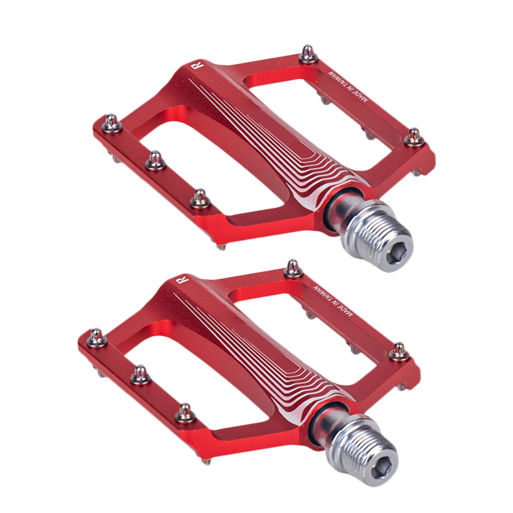 Pedales de Bicicleta de Aleación de Aluminio CNC, 2 Piezas