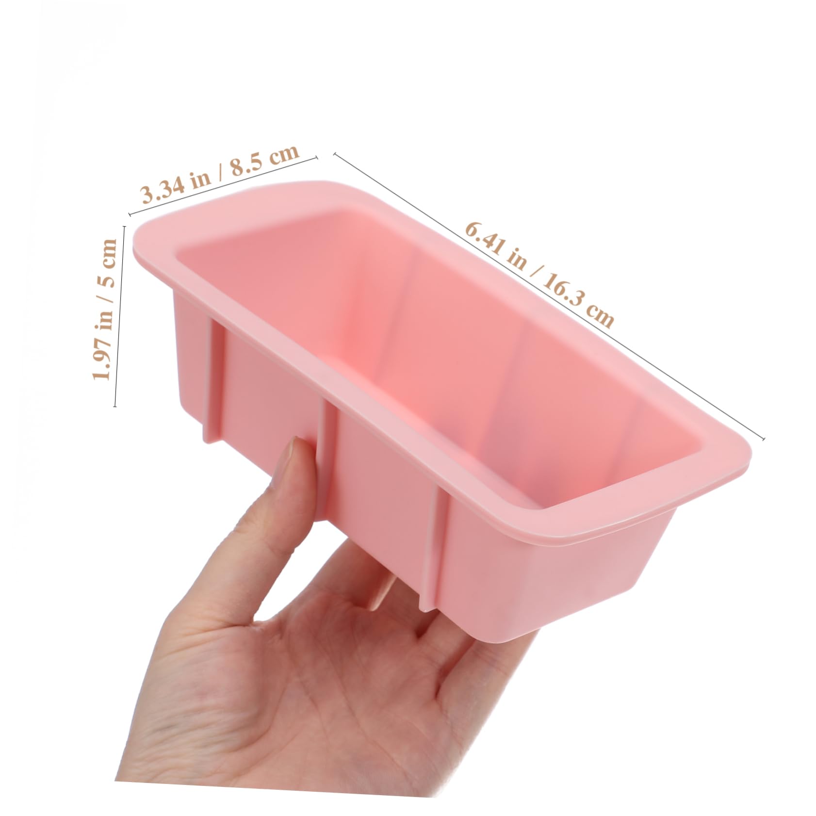 STOBAZA 2pcs Silicone Baking Molds for Bread and Cake Rectangular Toast and Versatile for Mousse and Sandwiches Easy to and