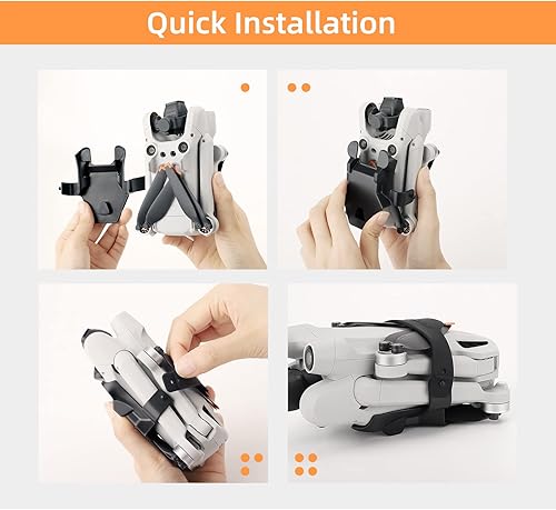 Miniatura 5 de 2023 Soft Silicone Bundle Paddle Strap Propellers Protection Cover Drone Repair Parts for DJI Mini 3 Pro