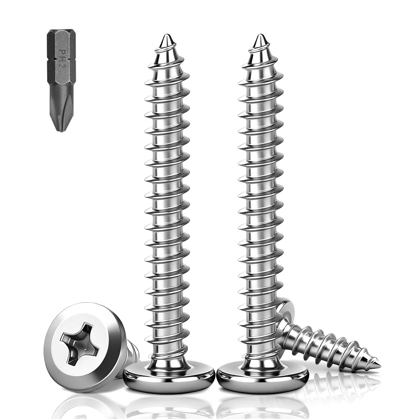 PDKKFF 60 Stück Senkkopfschrauben M3x8mm Innensechskant, Sch