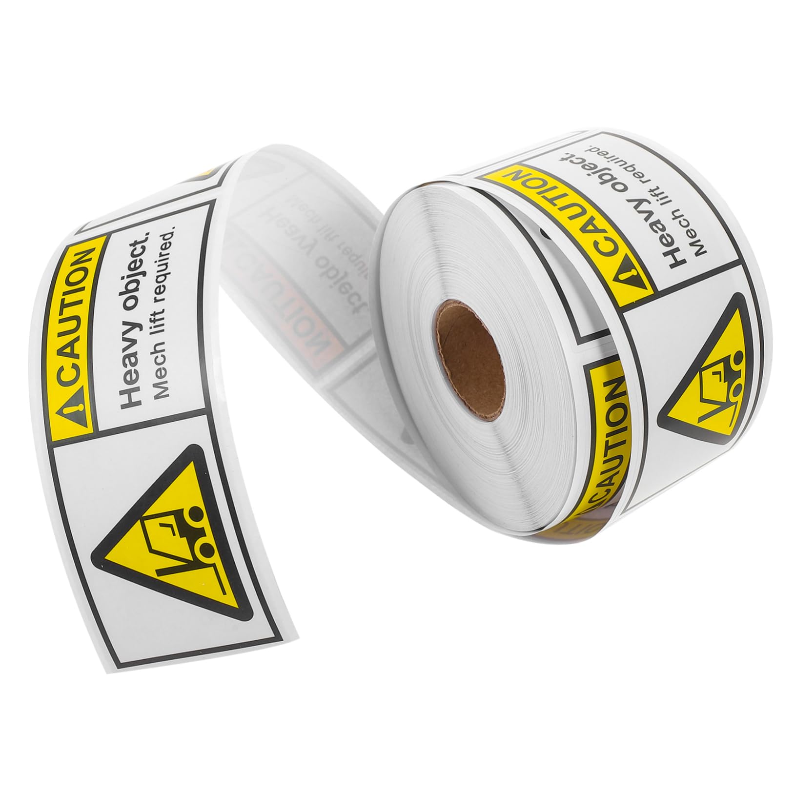 2rollen Roll Verpackungsetiketten Caution Heavy Labels Aufkleber Für Umzüge Lager Und Versand Große Haftetiketten Für Übergewicht Selbstklebend