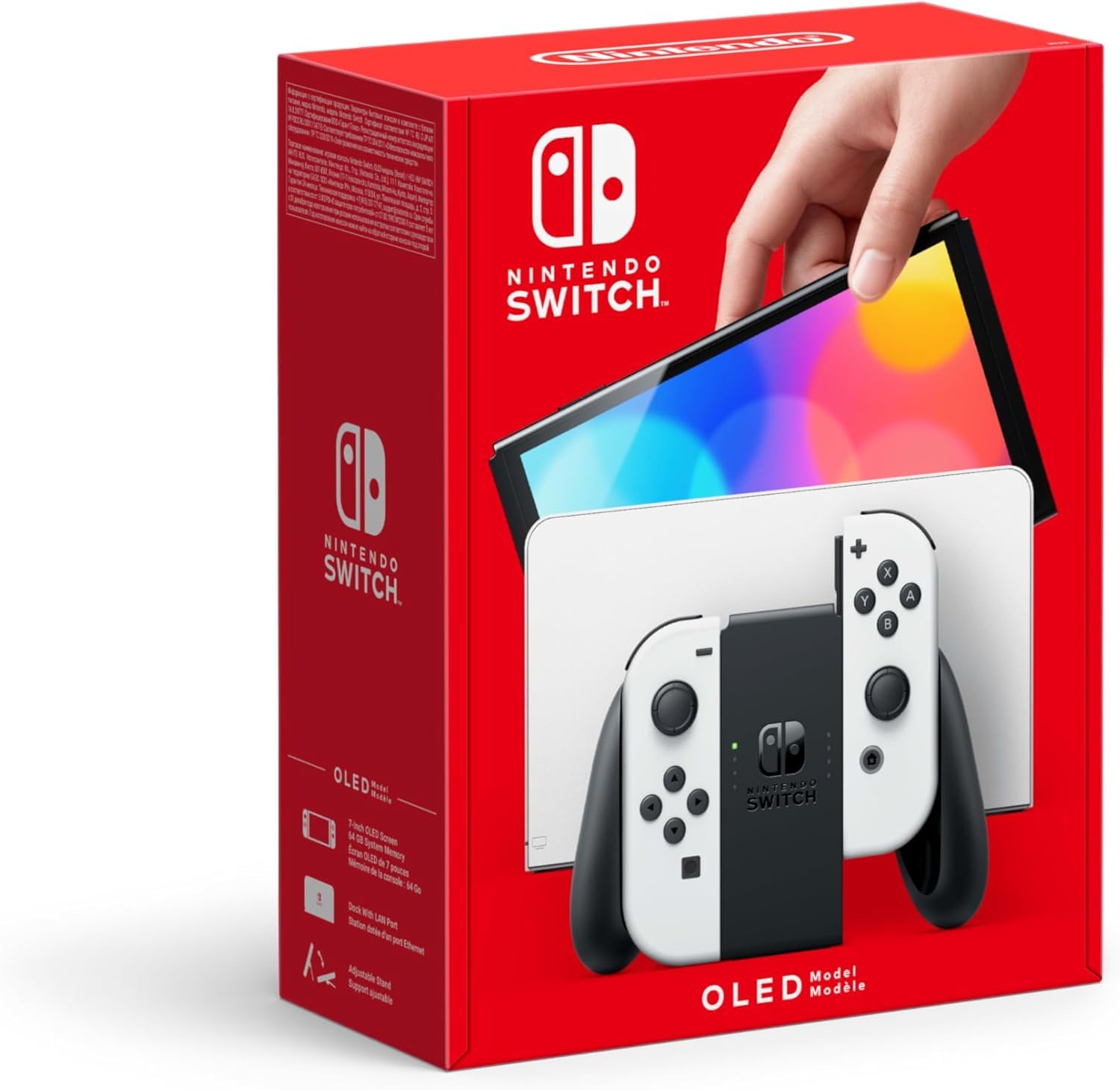 Nintendo Switch (OLED Model) - White & Super Mario Party Jamboree