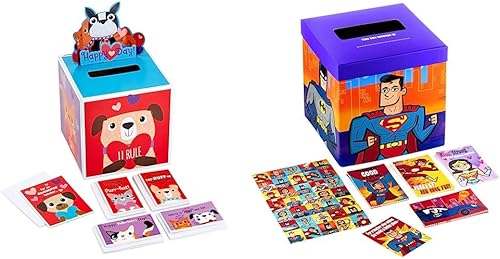 Hallmark Tarjetas del día de San Valentín (1 caja, 32 tarjetas de San Valentín, 1 tarjeta de maestro) y tarjetas del día de San Valentín para niños