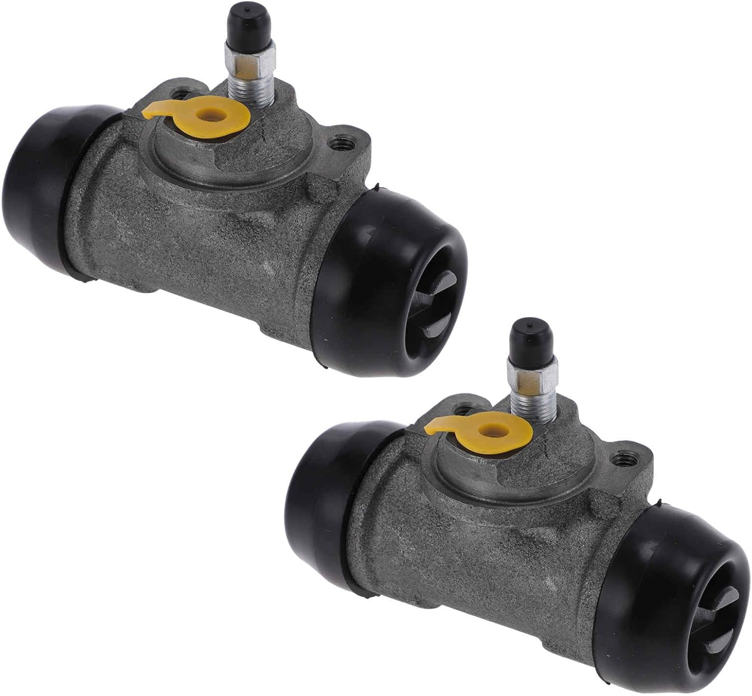 Rear Left Rear Right Brake Wheel Cylinder No.W37841/4755035170 Drum Brake Cylinder for Toyota Pickup 1987-1990 Cast Iron Silver Tone 2 Pcs