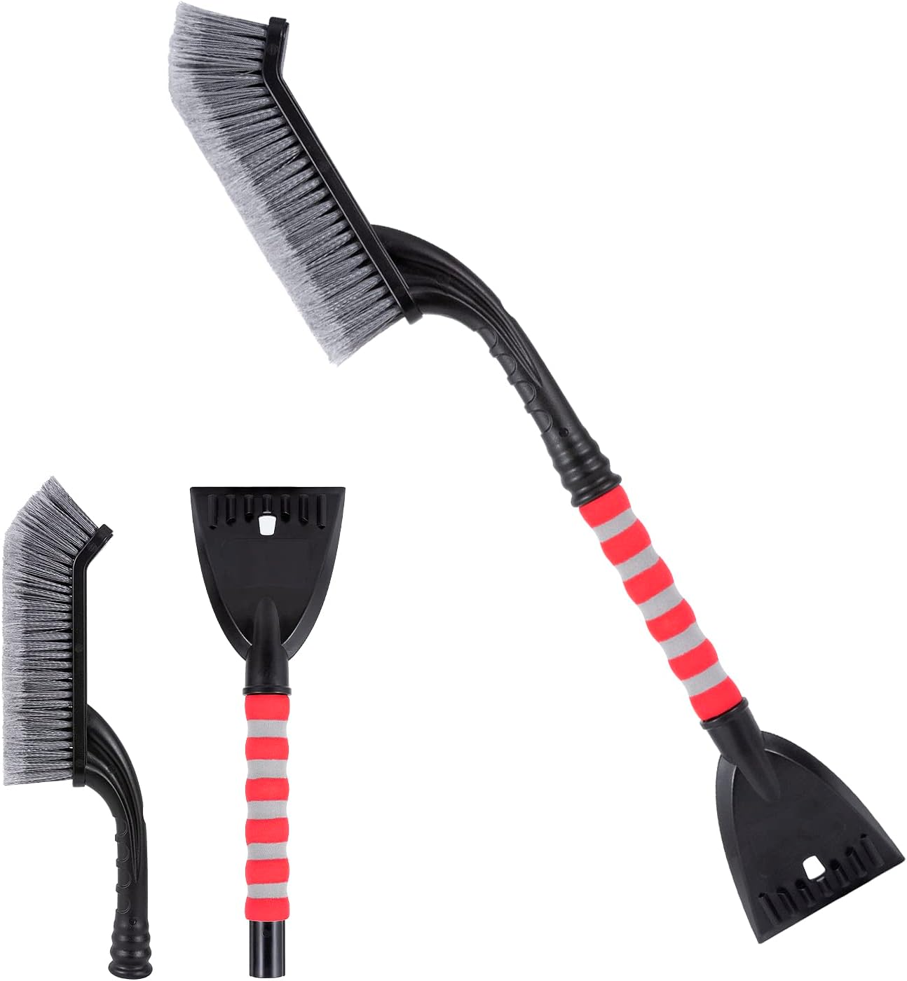 SNMIX Ice Scraper for Car Windscreen, 2in1 Ice Scraper with Snow