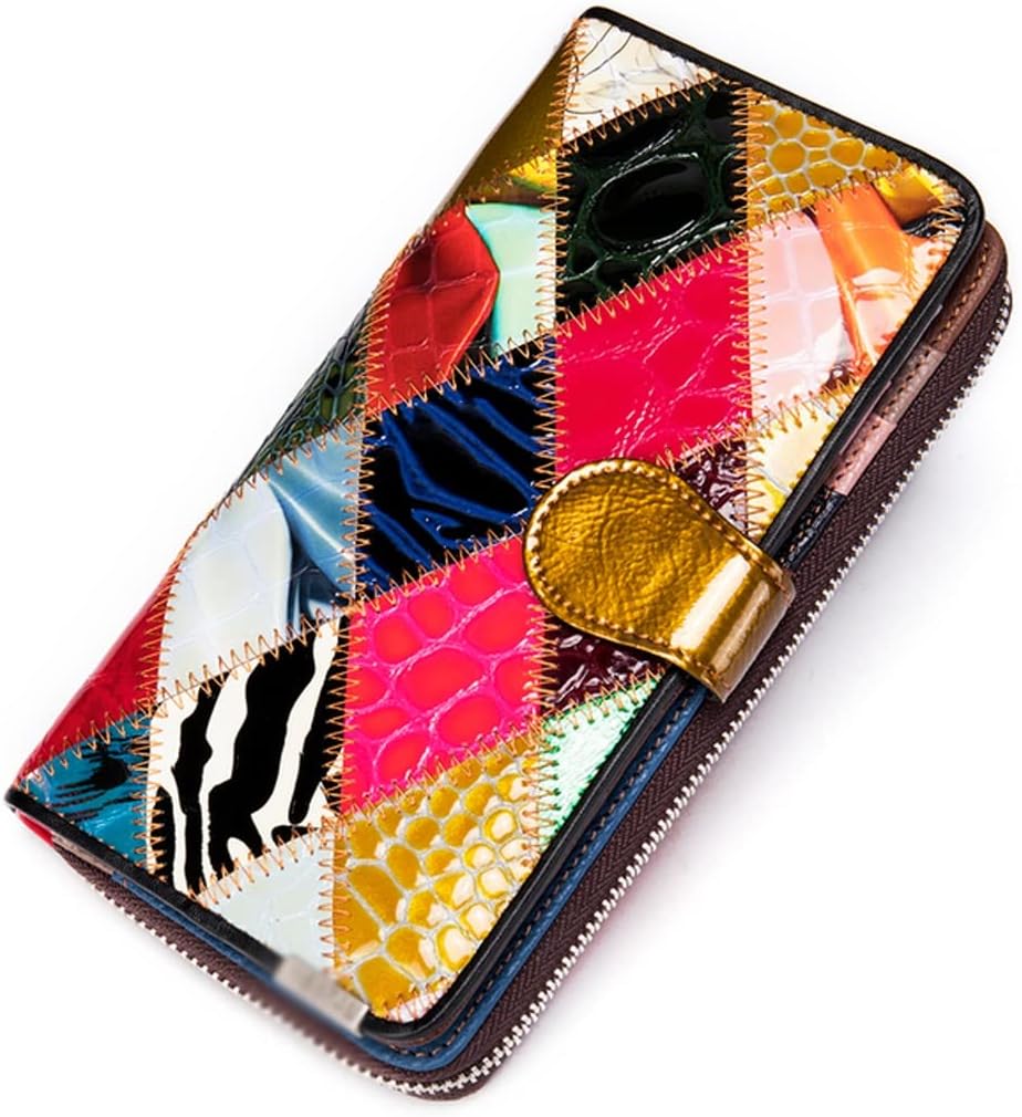 コインポケット付き電話用女性の財布用の大きな財布革財布女性カラフルな女性の財布 (Color : C, Size : 20*11*3  楽天市場】【最大43倍orプレゼント企画 12/30-1/3】特典付き ELLE エル 長財布 レディース ブランド レザー 本革 革編み 編み込み  軽量 大容量 ラウンド ...