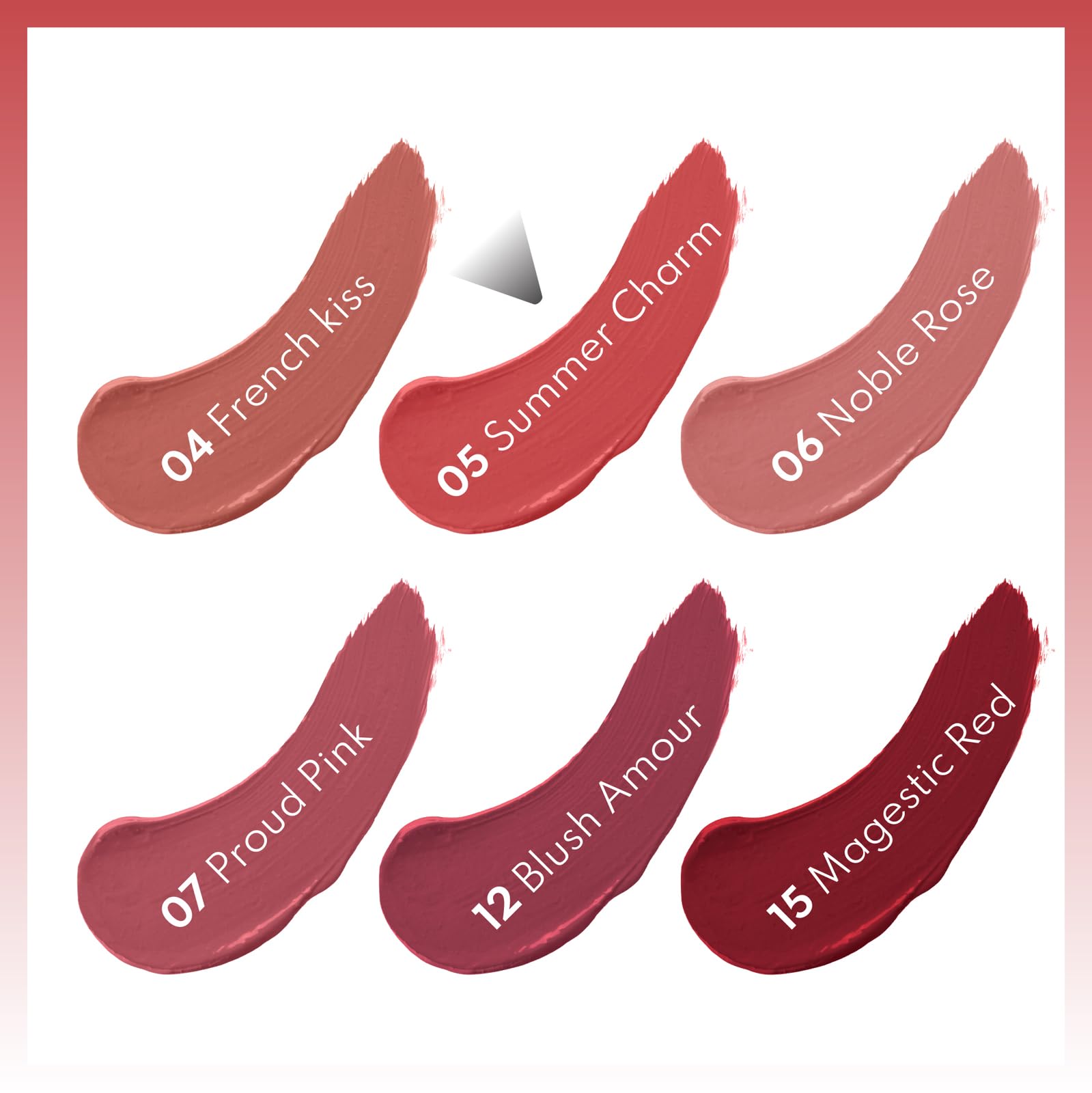 Note Cosmetics Matte Queen Lipstick 05 Summer Charm Kalıcı Likit Ruj, Pembe