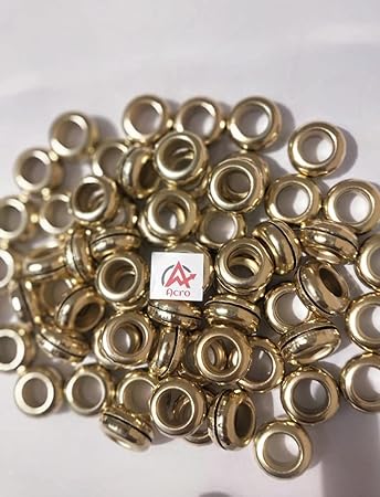Acro Pet World Pigeon Leg Steel Sound Ring, Ring for Pigeon, Pigeon payal Metal Steel Color Gold (30PCS)