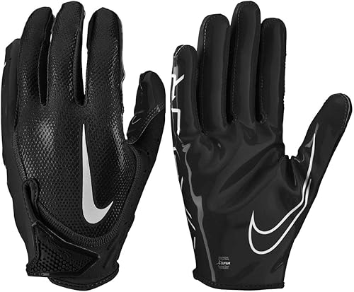 Guantes de receptor de fútbol Nike Vapor Jet Magnagrip+ Palm - Blanco/Iridescente (para hombre, 1 par) Negro | Negro | Blanco,Iridiscente,Rojo |