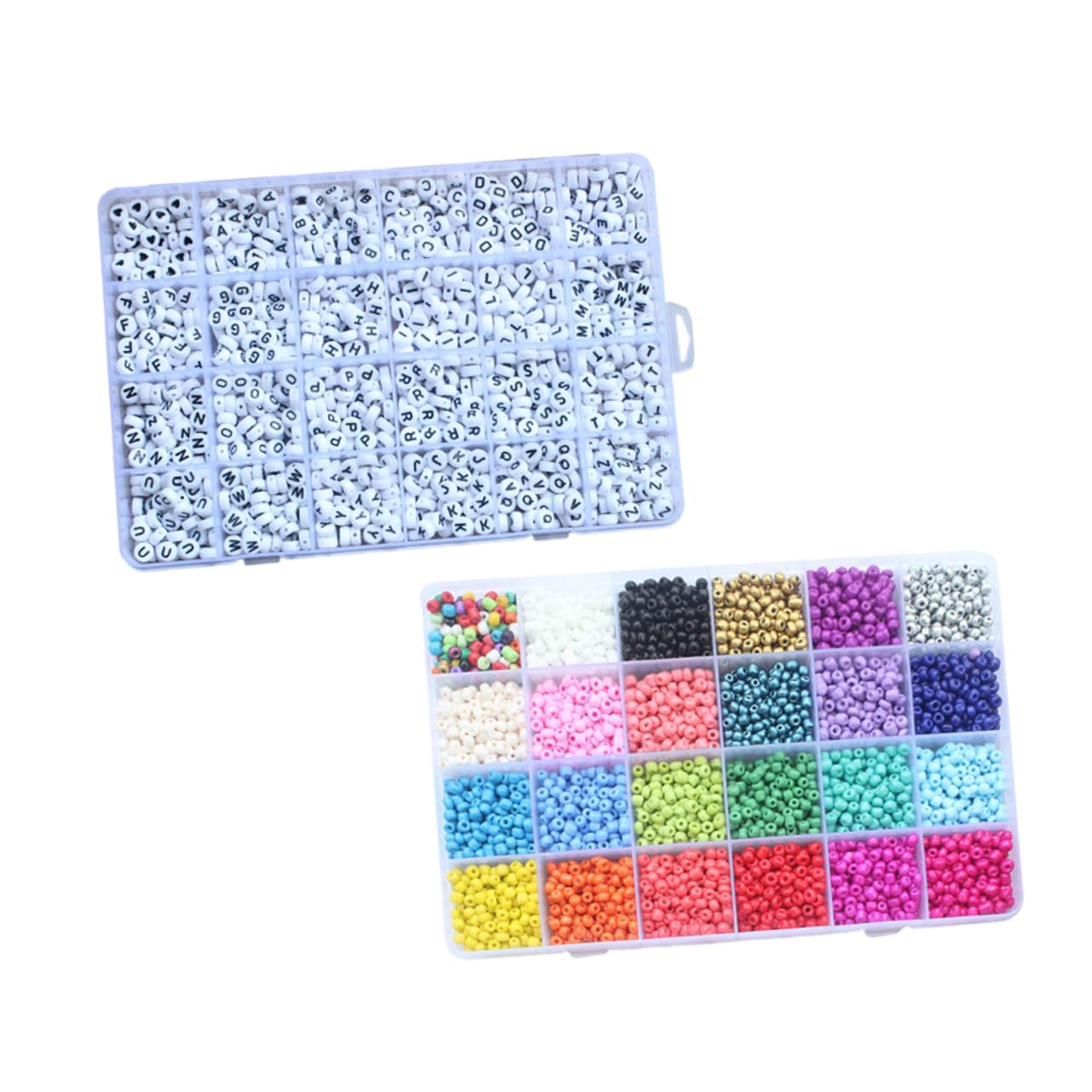 Set Perline Irregolari Acriliche DIY 4000 Pezzi 4 Mm