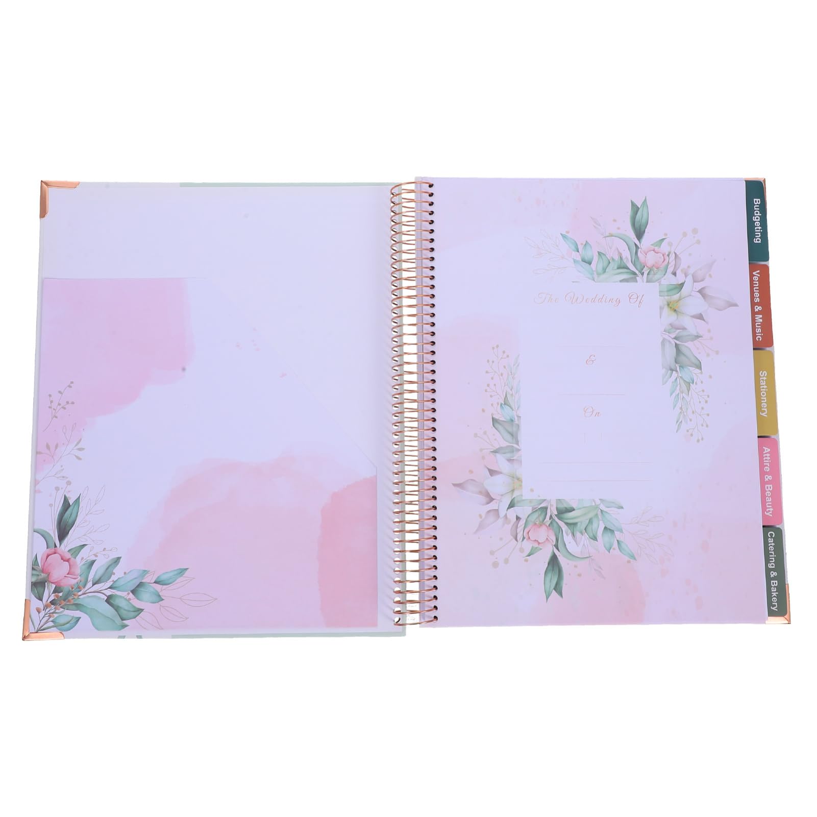 Hochzeitsplanerbuch Und Organizer Für Brautplanung Hochzeitsnotizbuch Mit Kostenmanagement Und Detailliertem Plan