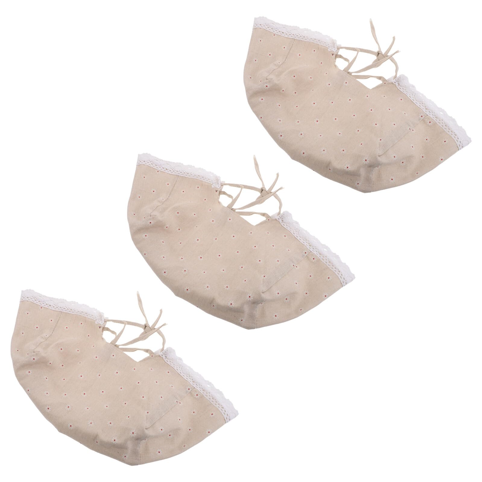 Forro para cesta de mimbre Gadpiparty de 32x22x14 cm con tela transpirable 3 uds