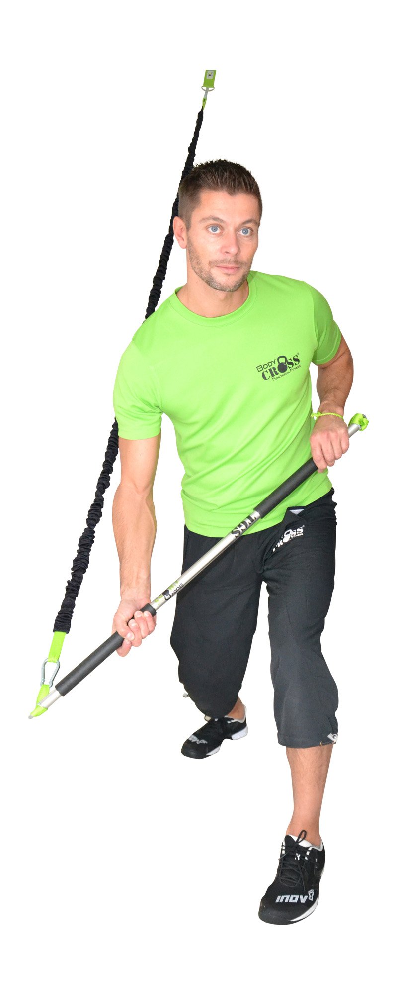 Body Cross Rip Trainer Barre | Innovation Démontable en 3 Pièces de L'Allemagne | Convient dans N'importe Quelle Sac de Sport | Haute qualité | Clé en alu Massif Fabriqué en Allemagne