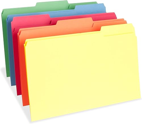 Miniatura 2 de Business Source 65781 Carpetas de archivos a color legal 11PT 13 corte 1 pulgada Exp. 100BX AST