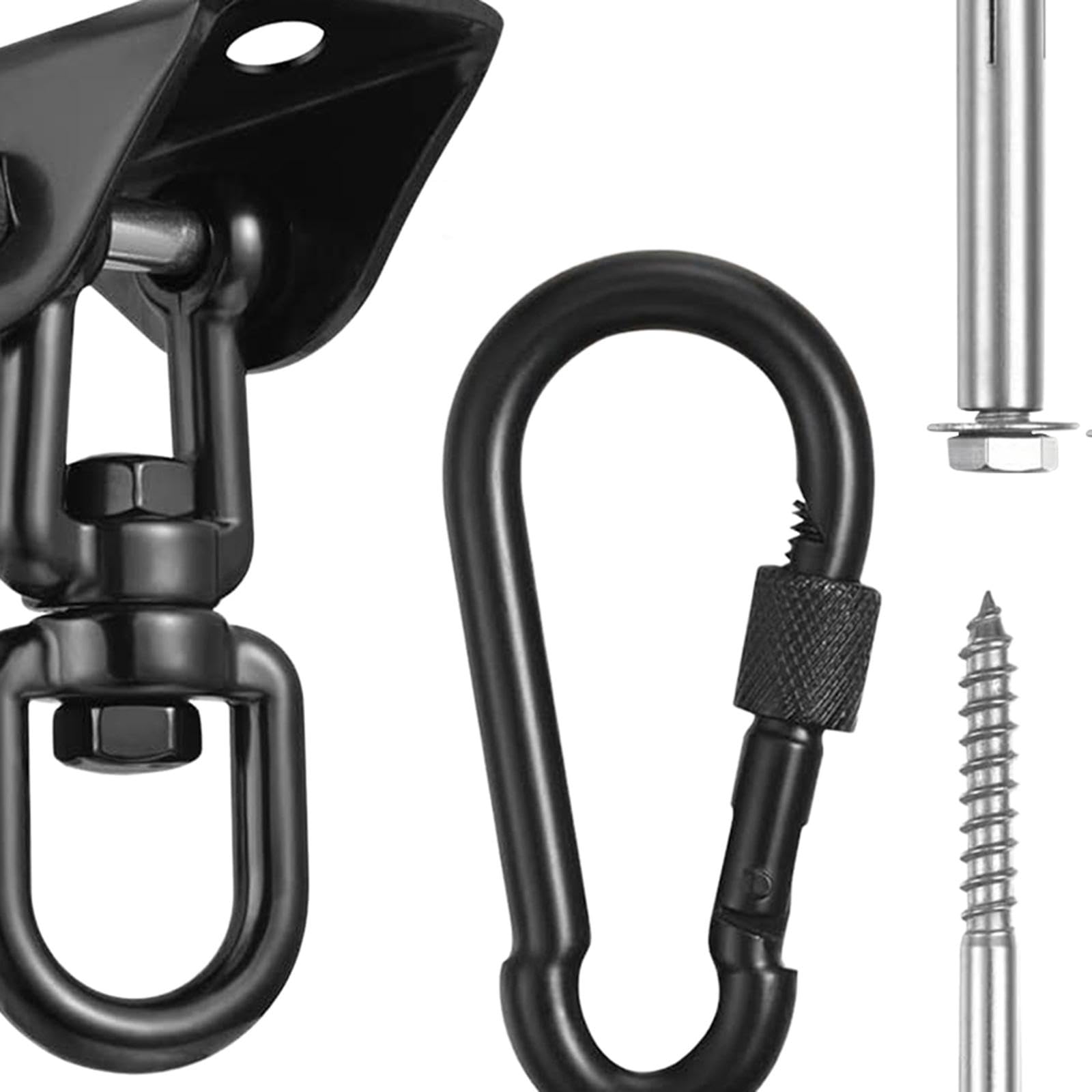 Amazon | Yajuyi 360°回転ハンモック吊り下げキット、スイング吊り下げ