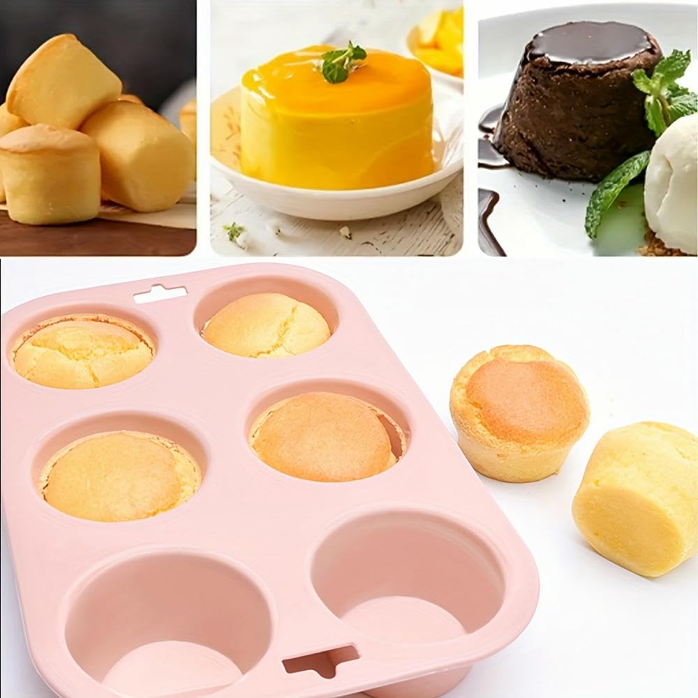 NYSDM - Juego de 7 moldes de Silicona antiadherentes para Hornear, para Pan Cuadrado, savarin, Pasteles con espátula, Pincel para Aceite, Brownies y Tartas de Queso