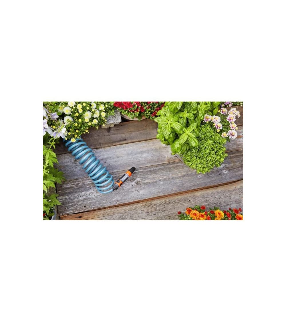 GARDENA Flexible darrosage - Longueur 15m - O9mm - Arrosage petits espaces - Kit complet avec raccords - Garantie 5 ans 4648-26