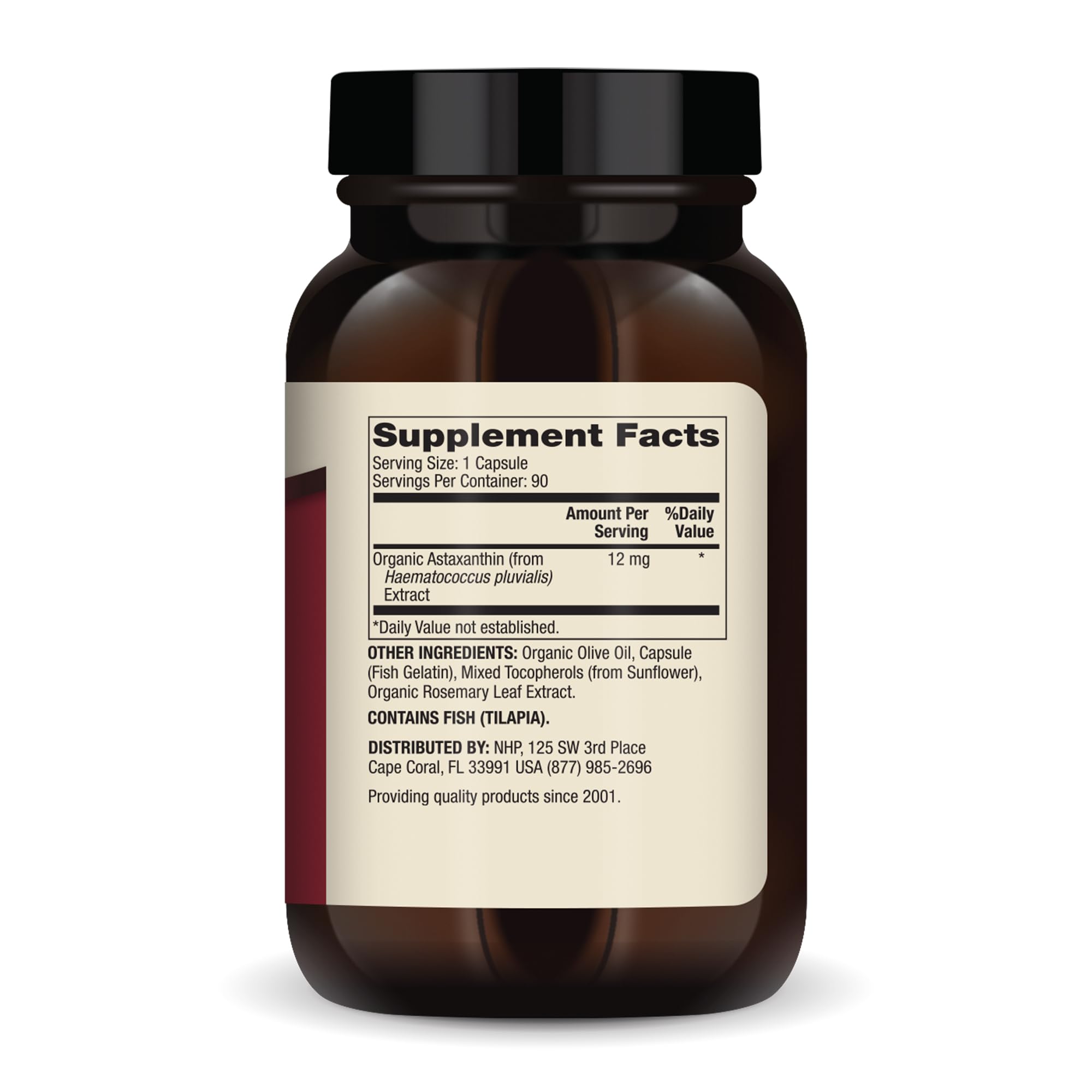 Dr. Mercola Organic Astaxanthin, 12 mg, 90 Capsules (90 Servings) — Amazon image 2