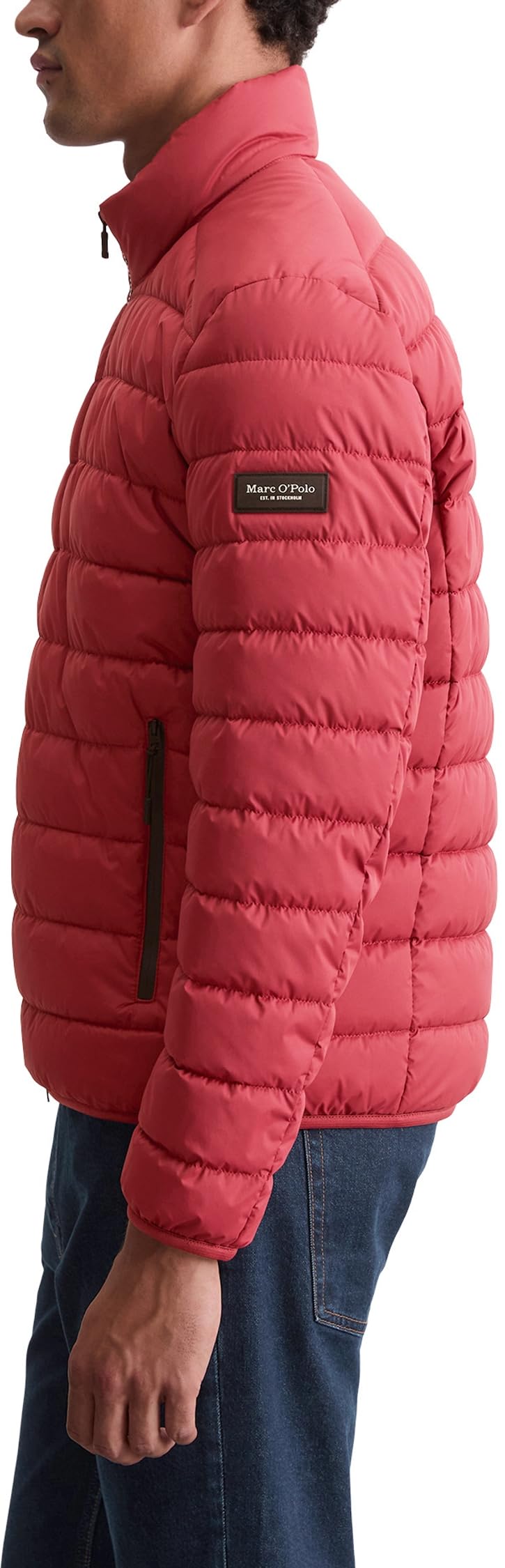 Marc OߴPolo Herren Steppjacke mit Stehkragen Regular Fit, Rot (Light Carmine), XXL – Ansicht 2